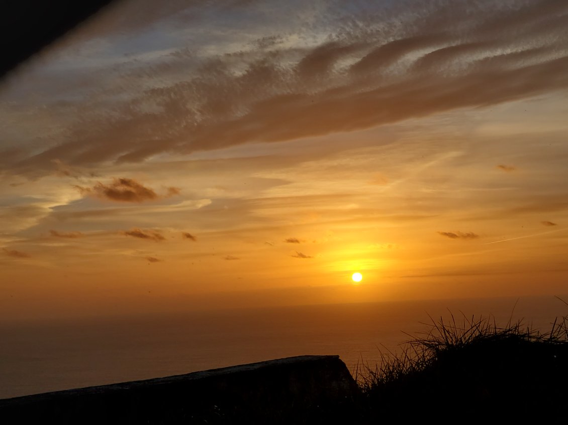 Couché de soleil à Ginete.