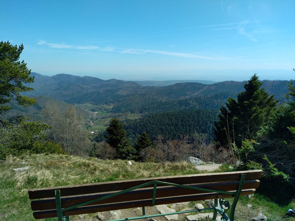 Vue depuis le sentier Hertzog