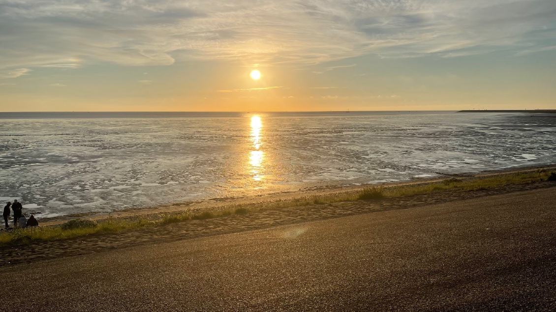 Coucher de soleil à Harlingen