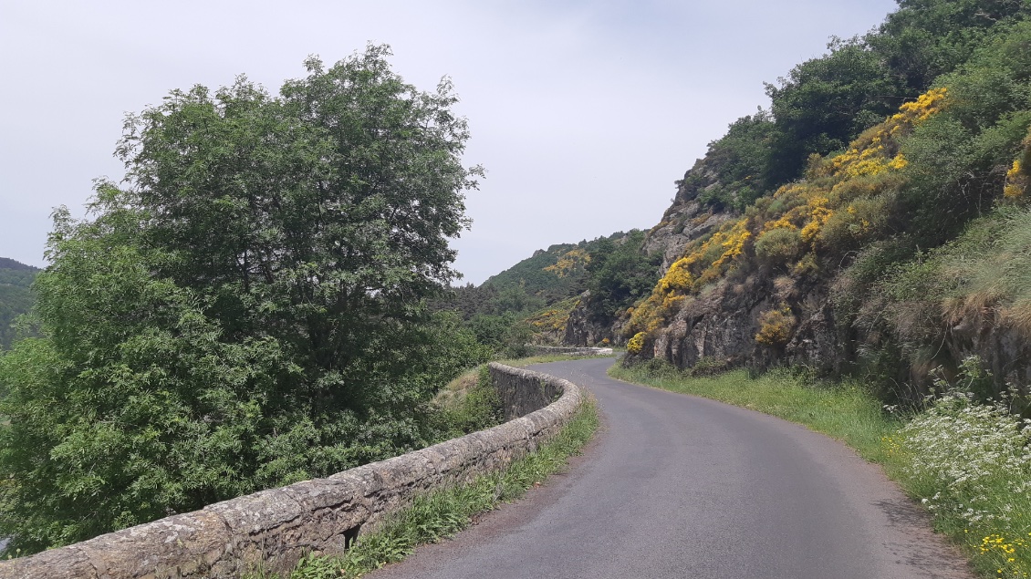 remontée des gorges de l'Allier