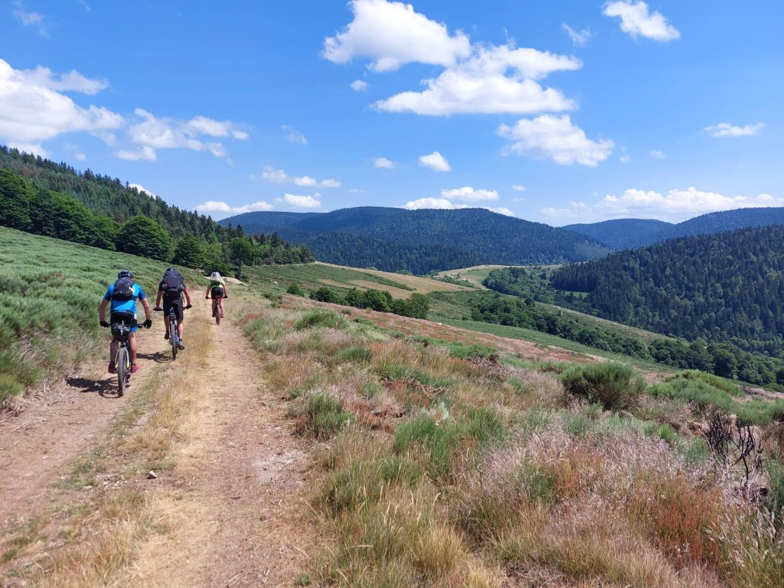 GTA BUL (grande traversée de l'Ardèche en vtt).