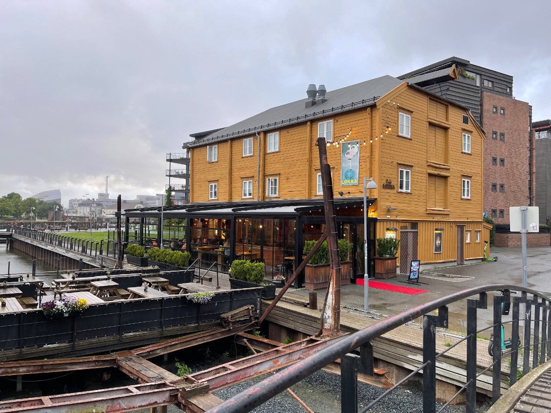 Le Lokka-cafe à Trondheim