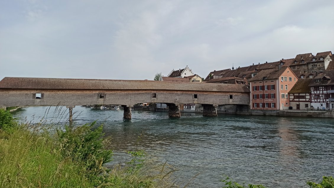 J2. Pont couvert en bois de Diessenhofen.