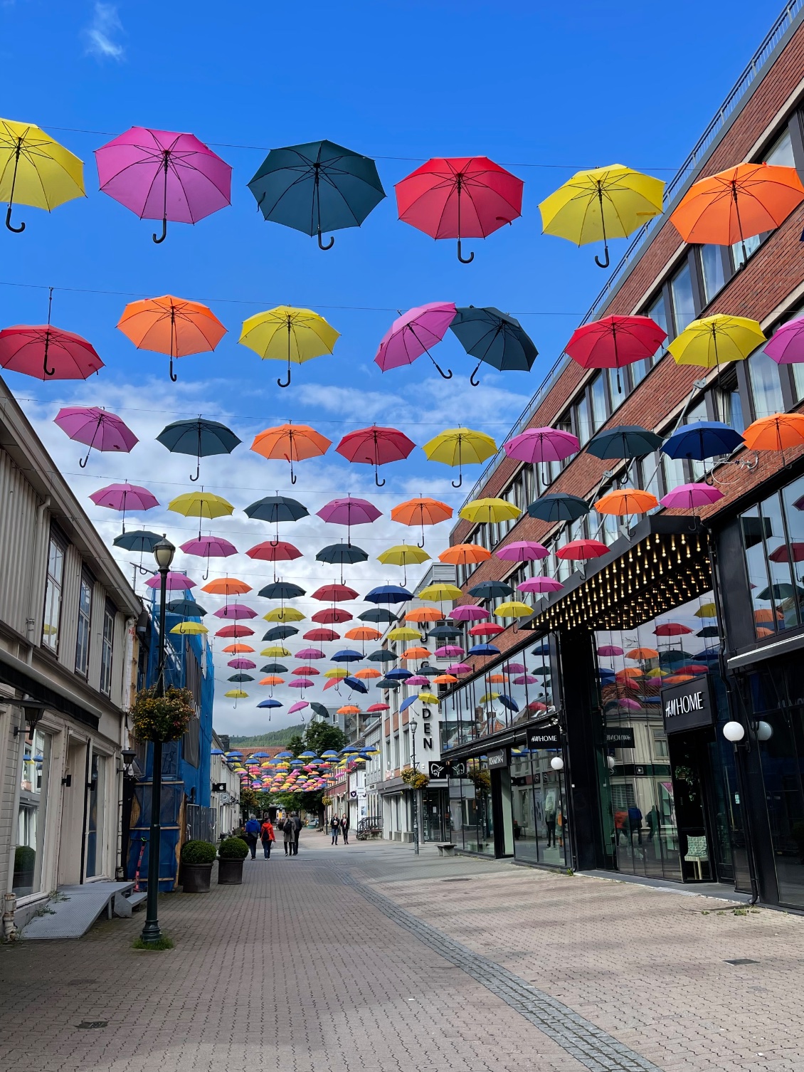 Exceptionnel beau temps pour ma visite de Trondheim