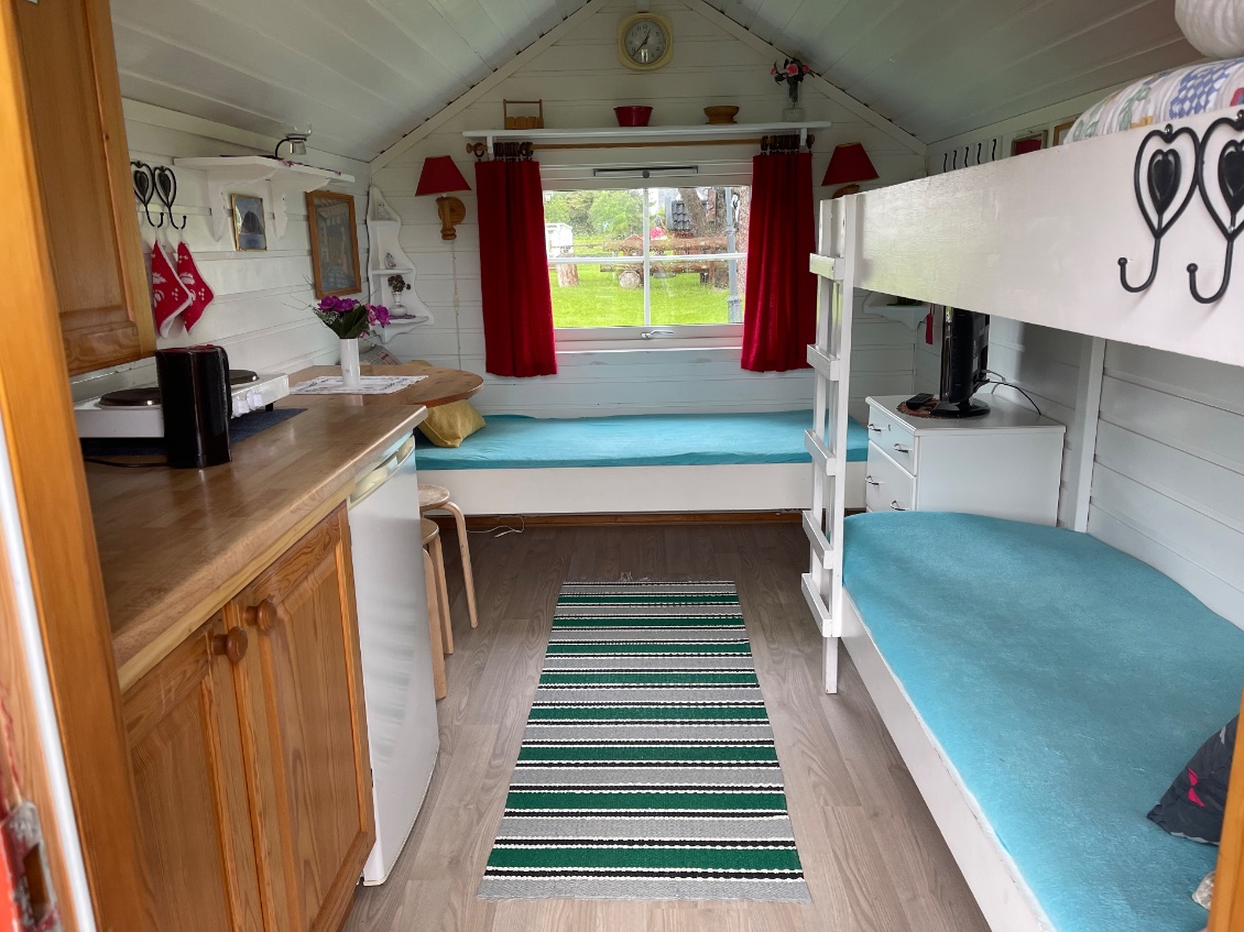 L’intérieur de mon chalet