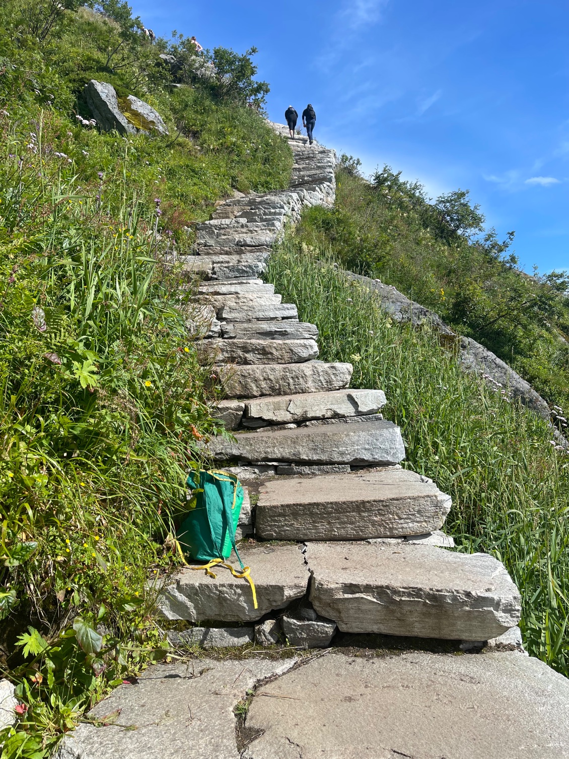 Les escaliers des sherpas. Reinebringen.