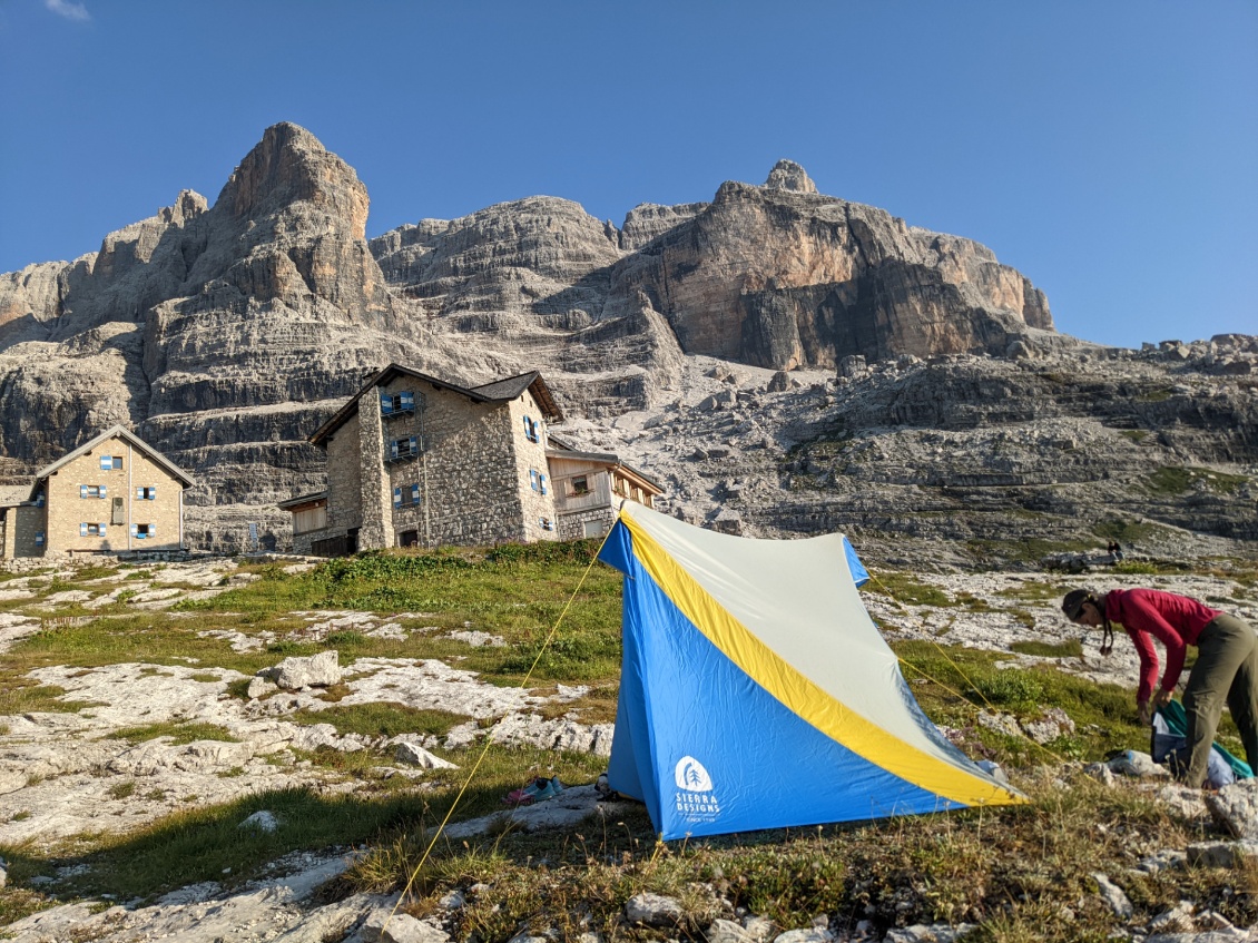 Refuge de Tuckett, très sympa ! On mange bien et les gérants sont sympas.