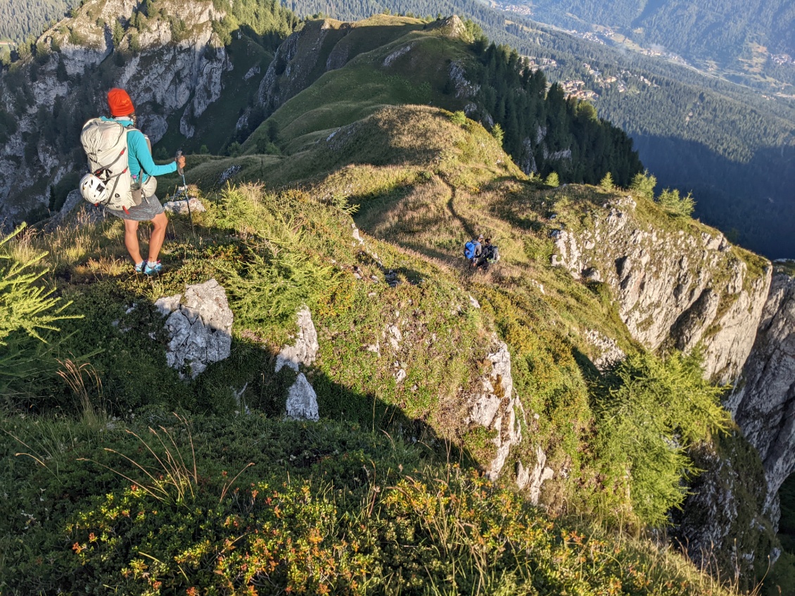 Le lendemain, descente vers Folgarida.