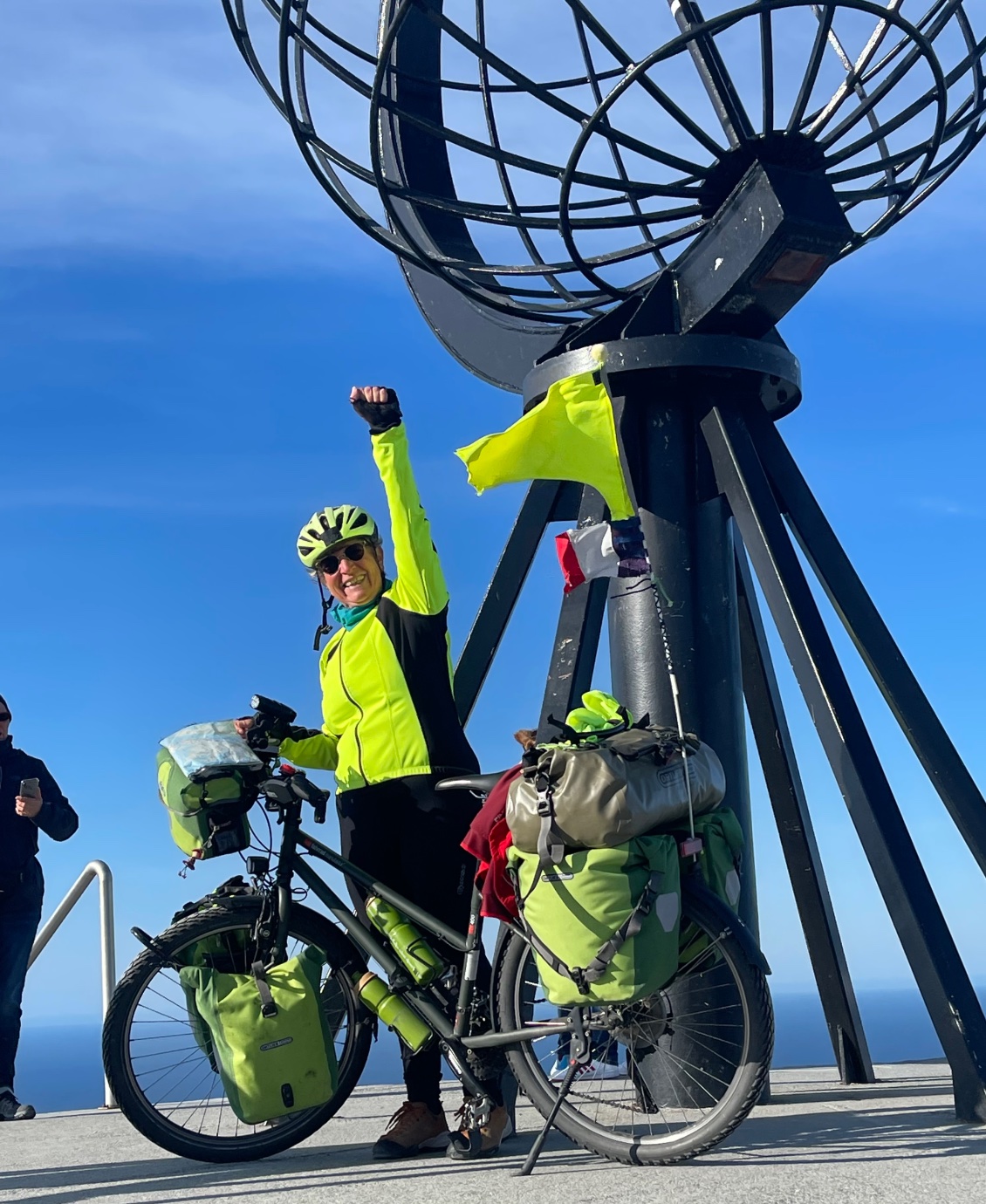 L'improbable voyage à vélo de Besançon au cap Nord en 2022. Pérégrinations de Jacqueline