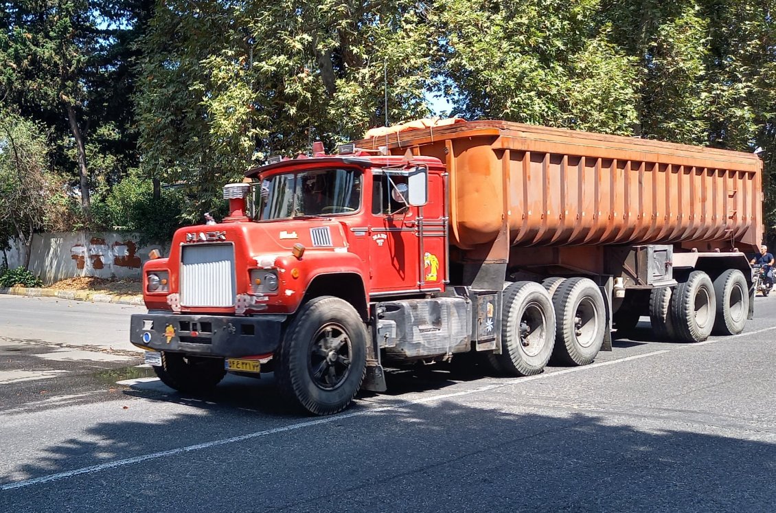 Beaucoup de camions anciens, chouchoutés par leurs proprios