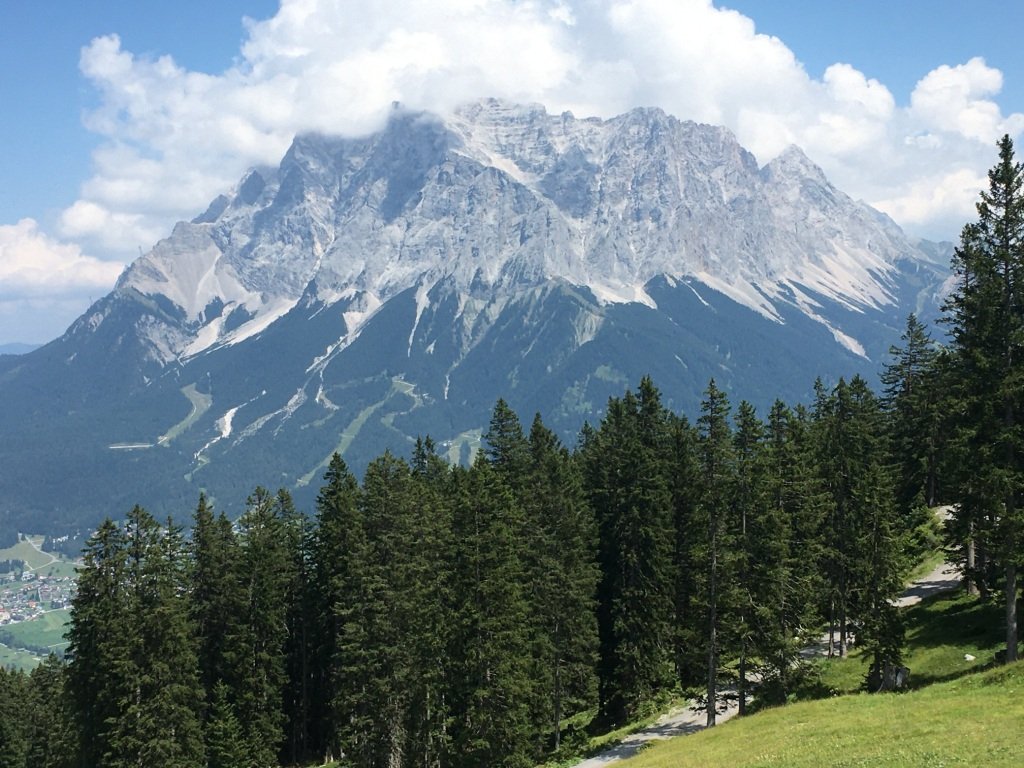 La descente vers Lermoos