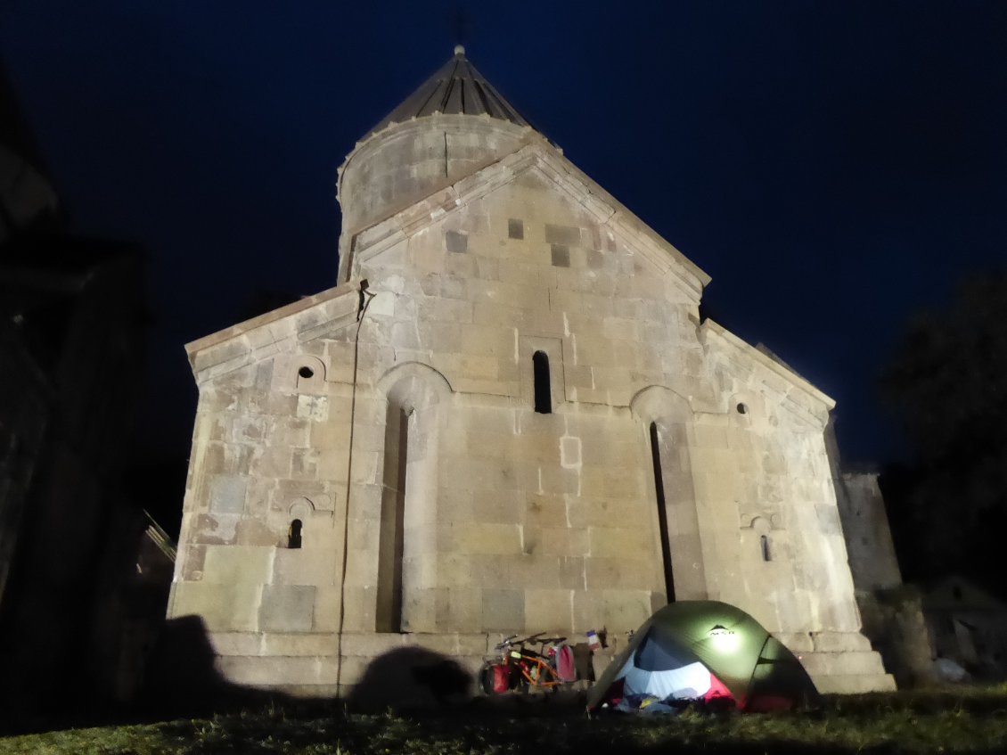 Un bivouac sous la protection du bon dieu...