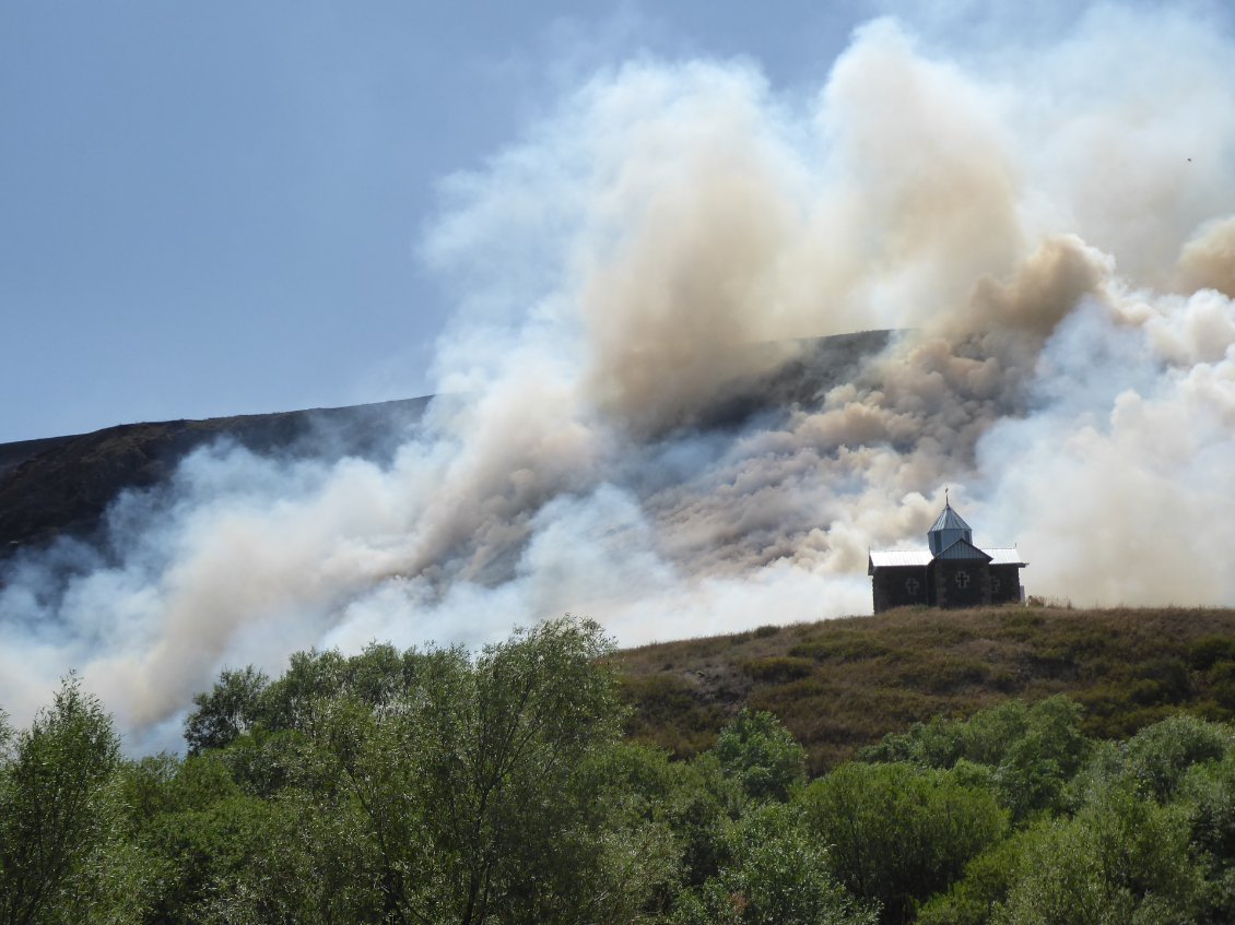 Début d'incendie