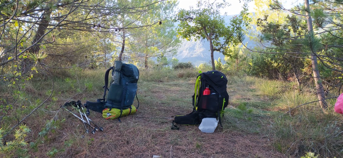 2eme bivouac au dessus de SAVOILLAN