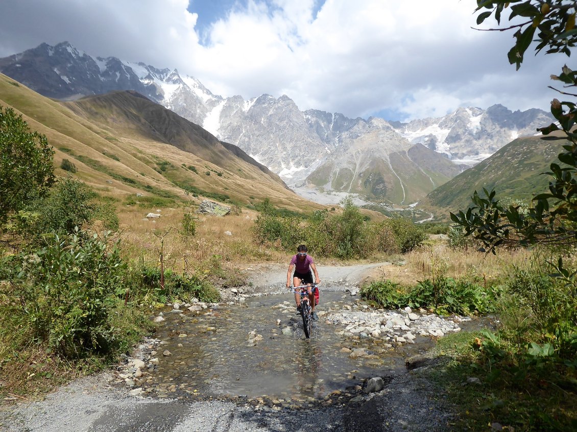 Trop facile, l'accès en vélo...