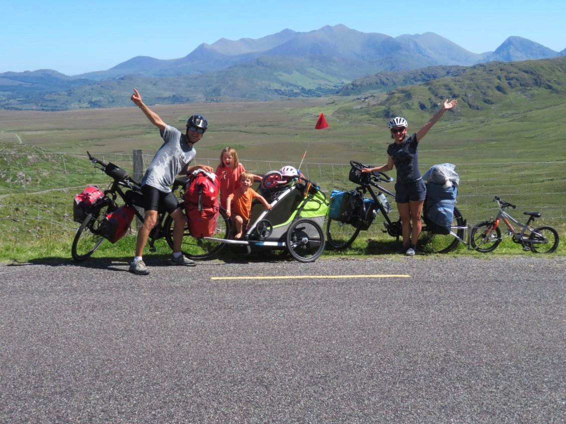 L'Ecosse et l'Irlande à vélo en famille depuis Grenoble