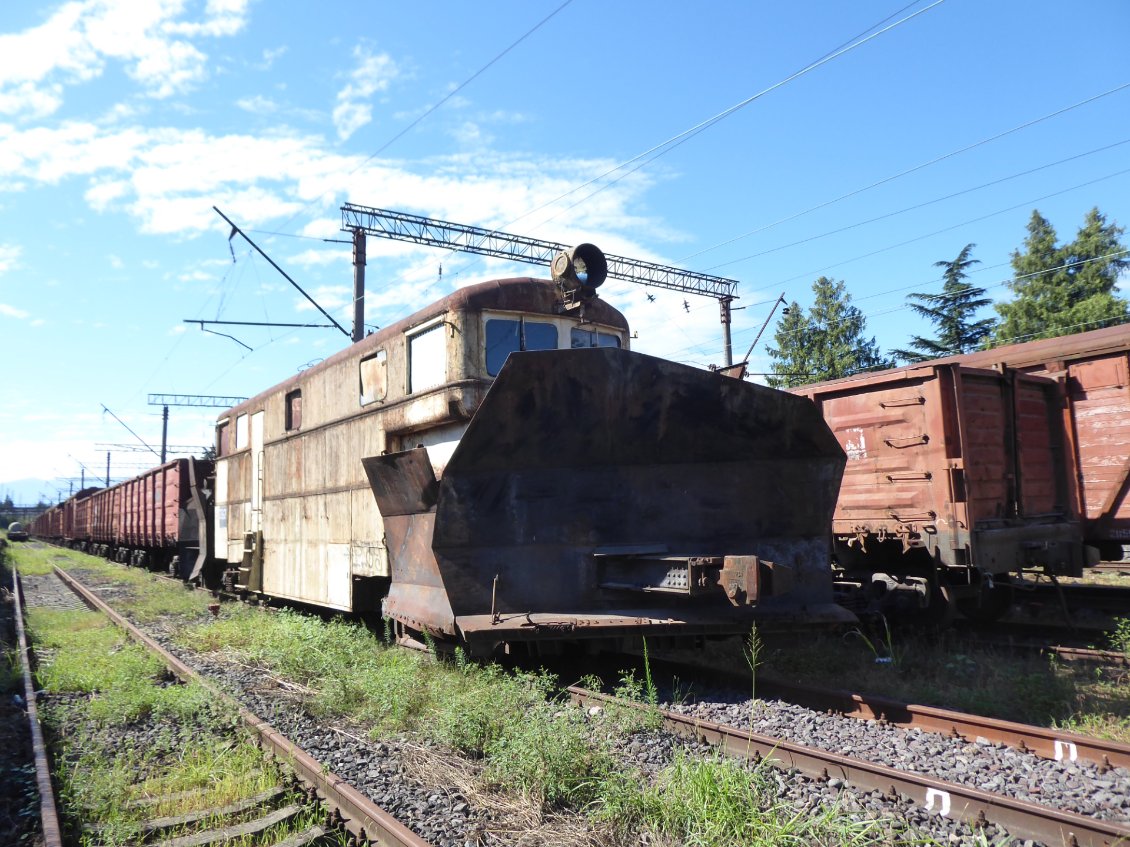 Un train chasse-neige?