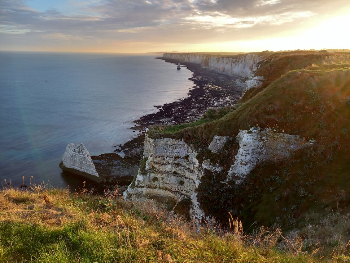 Arrivée à Étretat, plein les mirettes