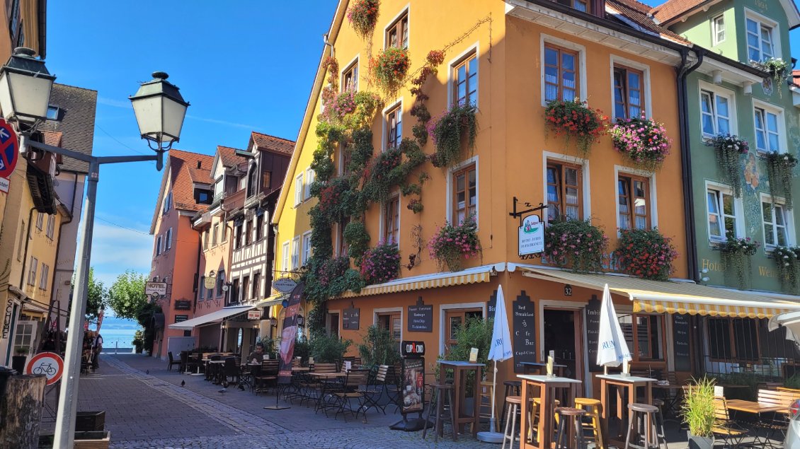 Rue centrale de Friedrichshafen.