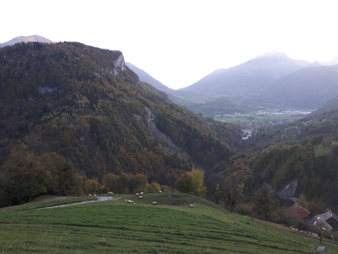 Vue sur la maison!