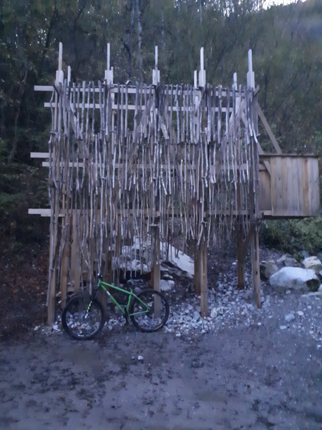 Une des cabanes du "Festival de Cabanes" de Faverges