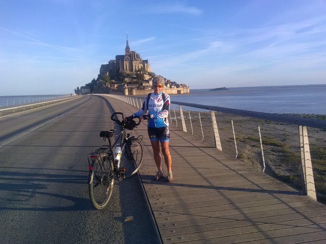 Le Mt St Michel au petit matin