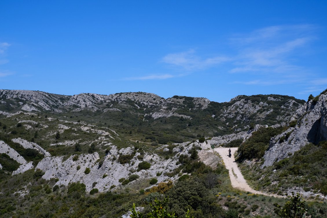 Couverture de Traversée des Alpilles et de la Camargue en V.T.T. itinérant à deux... presque 3 ;)