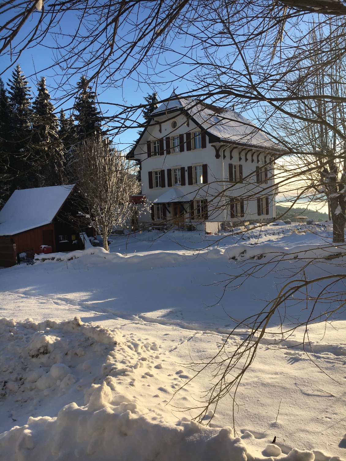 Voici la maison de mes hôtes ! L’itinéraire passait juste à côté.