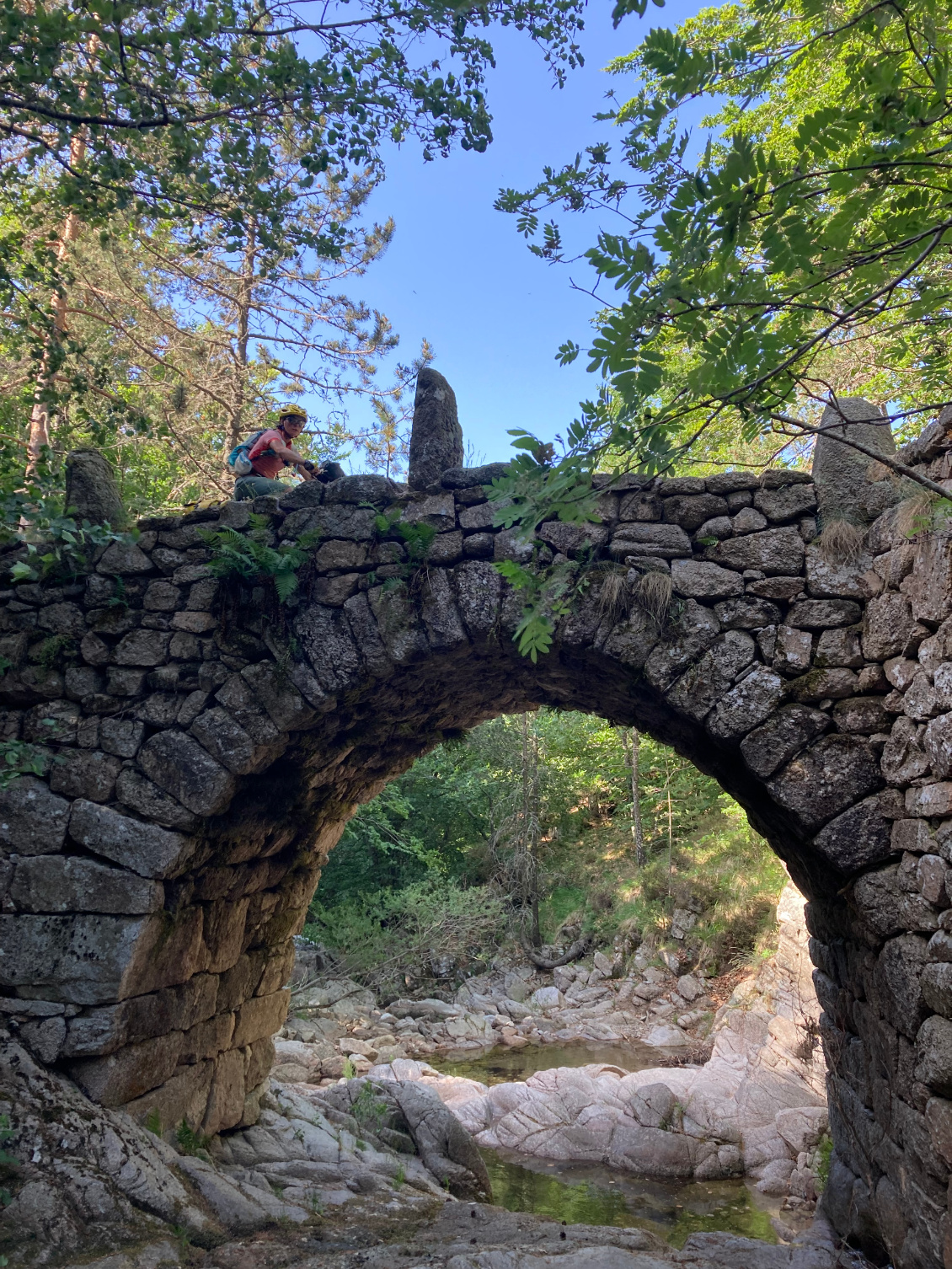 Pont romain de Grizac sur la GTMC.
Photo : Samuel Hubert