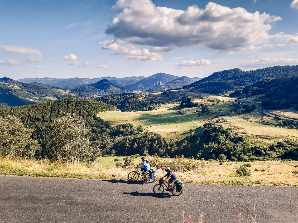 Traversée des Cévennes à vélo.
Photo : les Cévennes Wonders