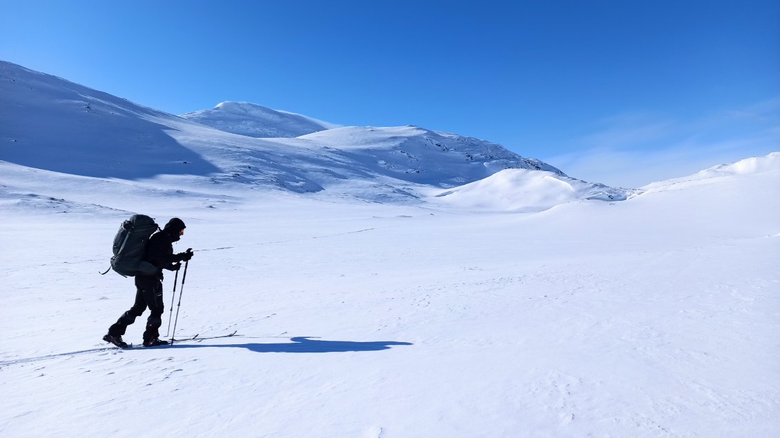 Jour 6. Traversée d'un lac (j'en traverse généralement plusieurs par jour).