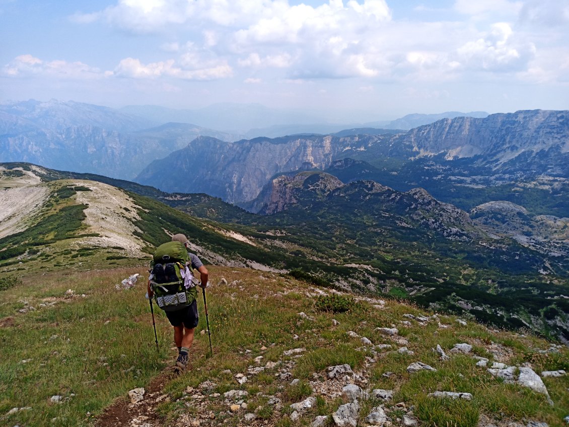 5 semaines à pied dans les Balkans, sur la Via Dinarica (seul)