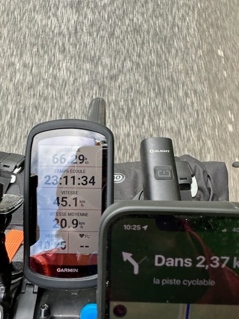 Toujours une bonne vitesse, ça roule bien