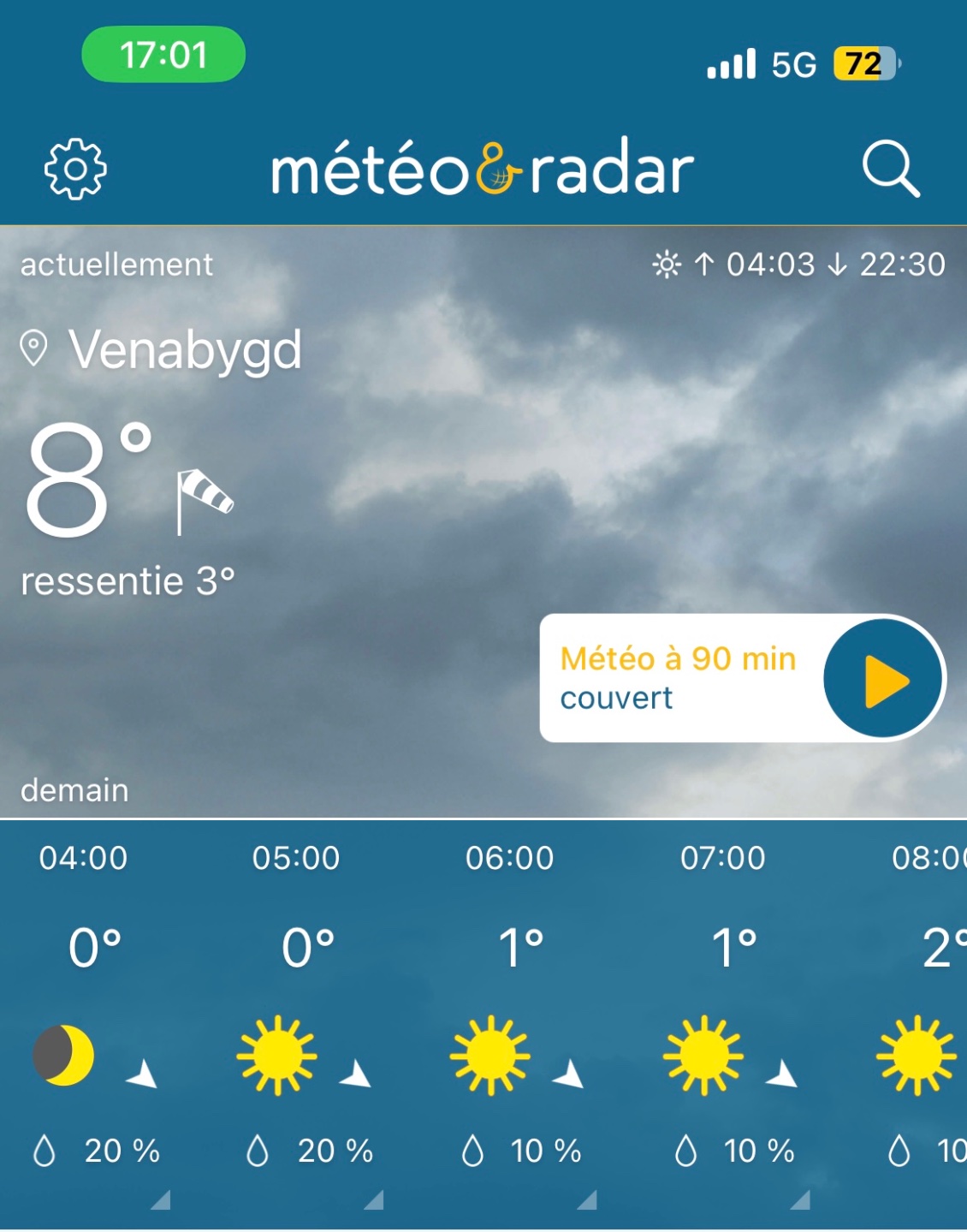 Demain matin ça va piquer un peu