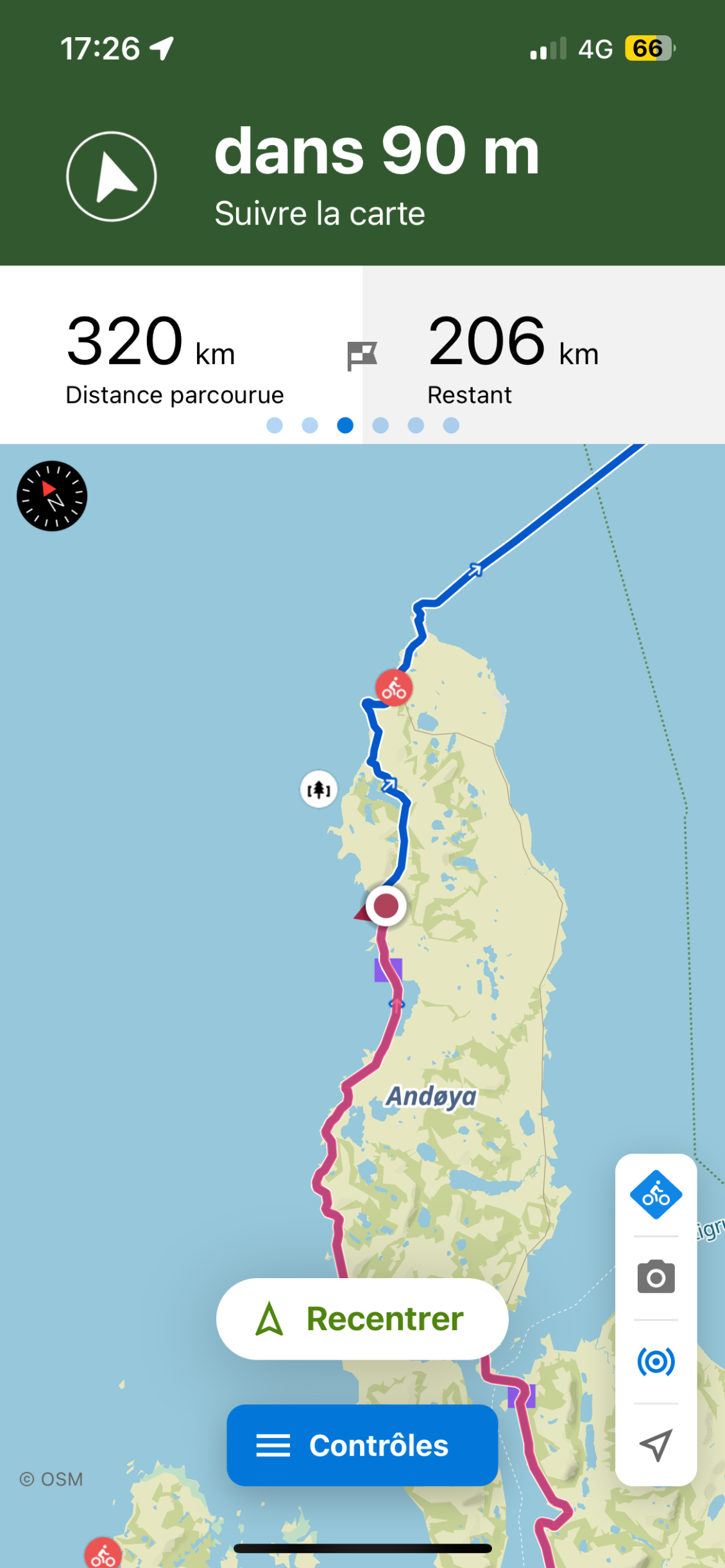 Jour 30 168 kms relativement plat et seulement une heure de pluie aujourd’hui