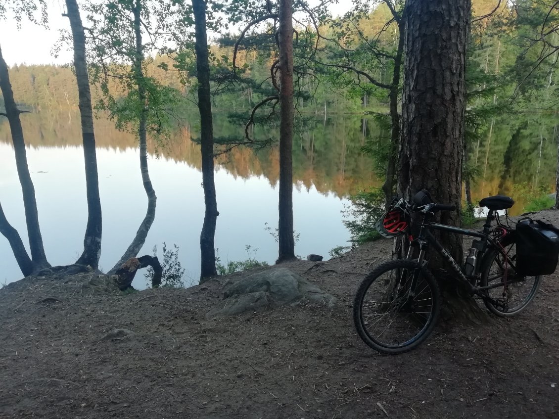 Arrivée sur le lieu du bivouac