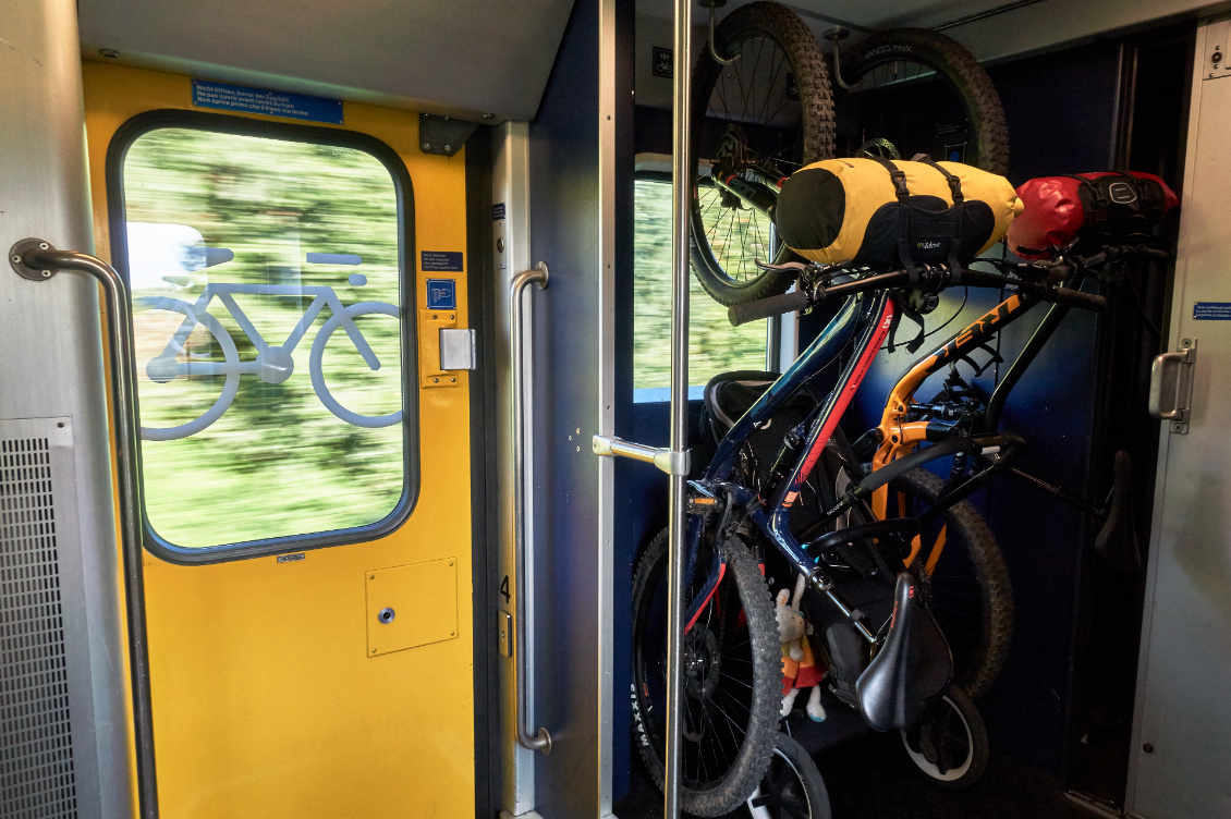 Dans un train suisse.
Photo : Sébastien Langlais.