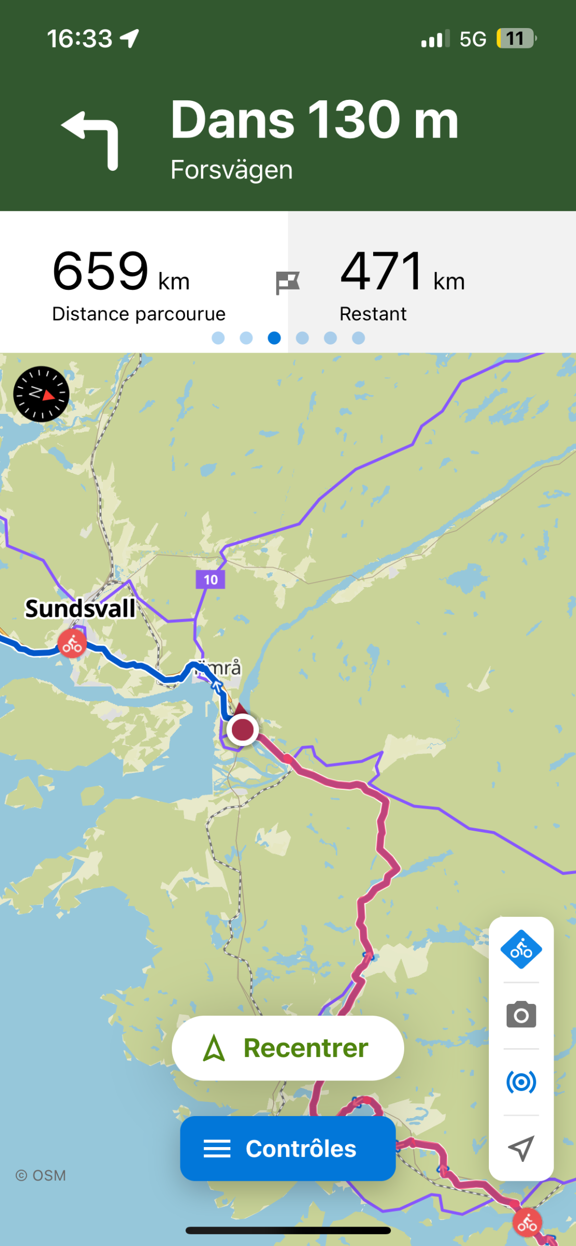 Jour 46 141 kms avec 2 cols à passer
Ça avance bien 👍