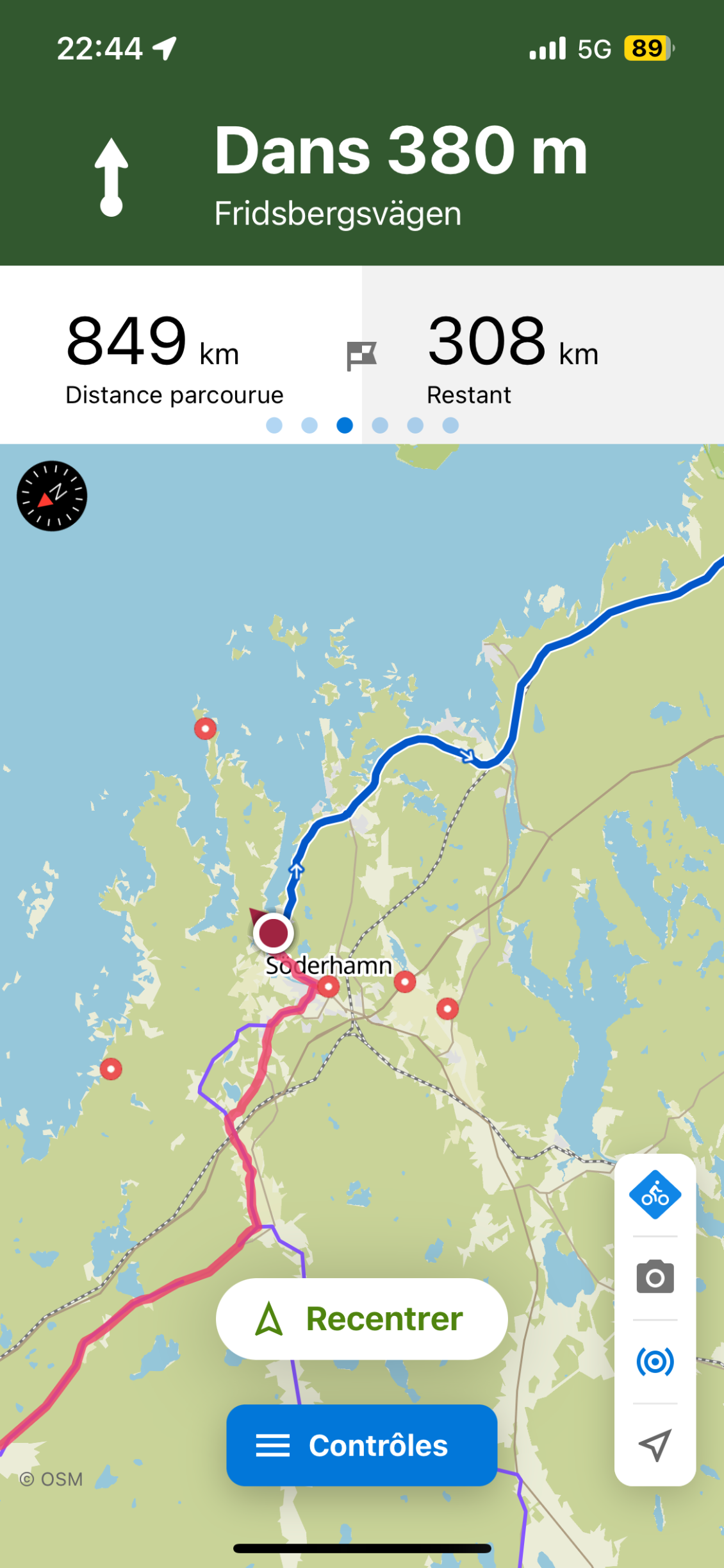 Jour 47 163 kms avec des passages compliqués