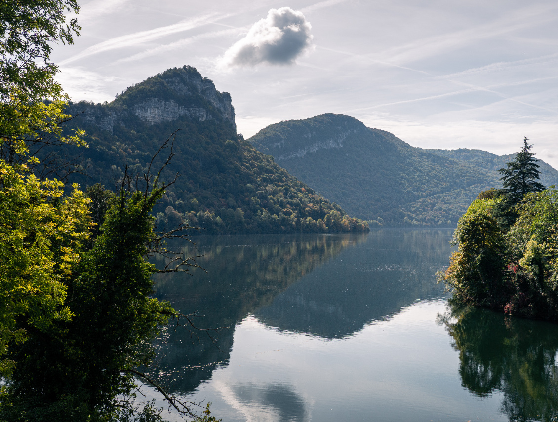 Pause à Chancia, devant le lac de Croiselet.