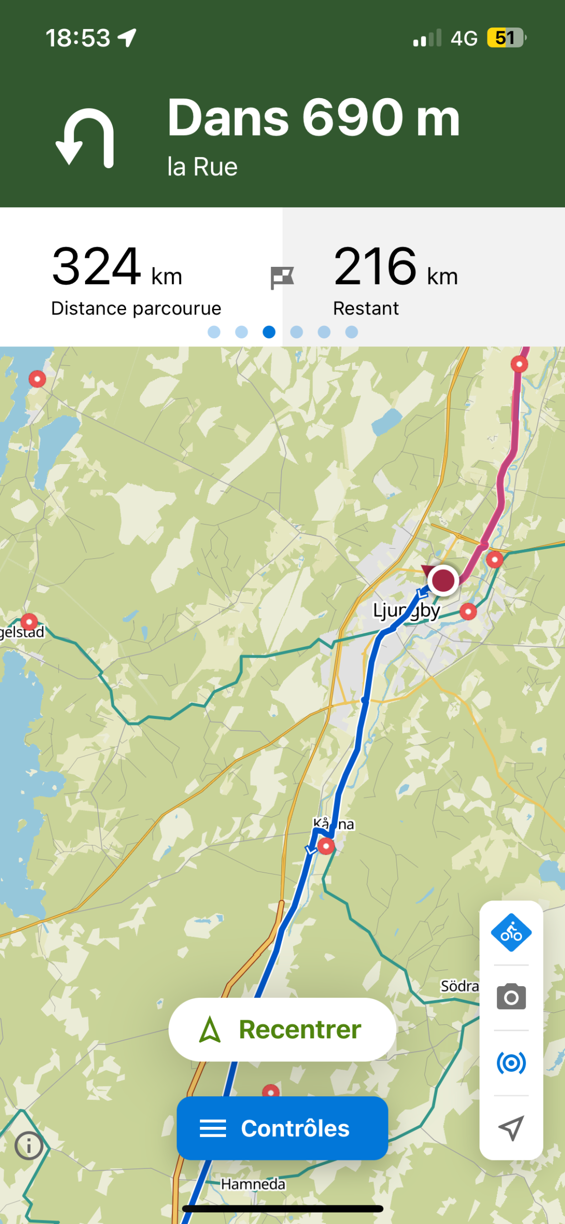 Jour 53 158 kms