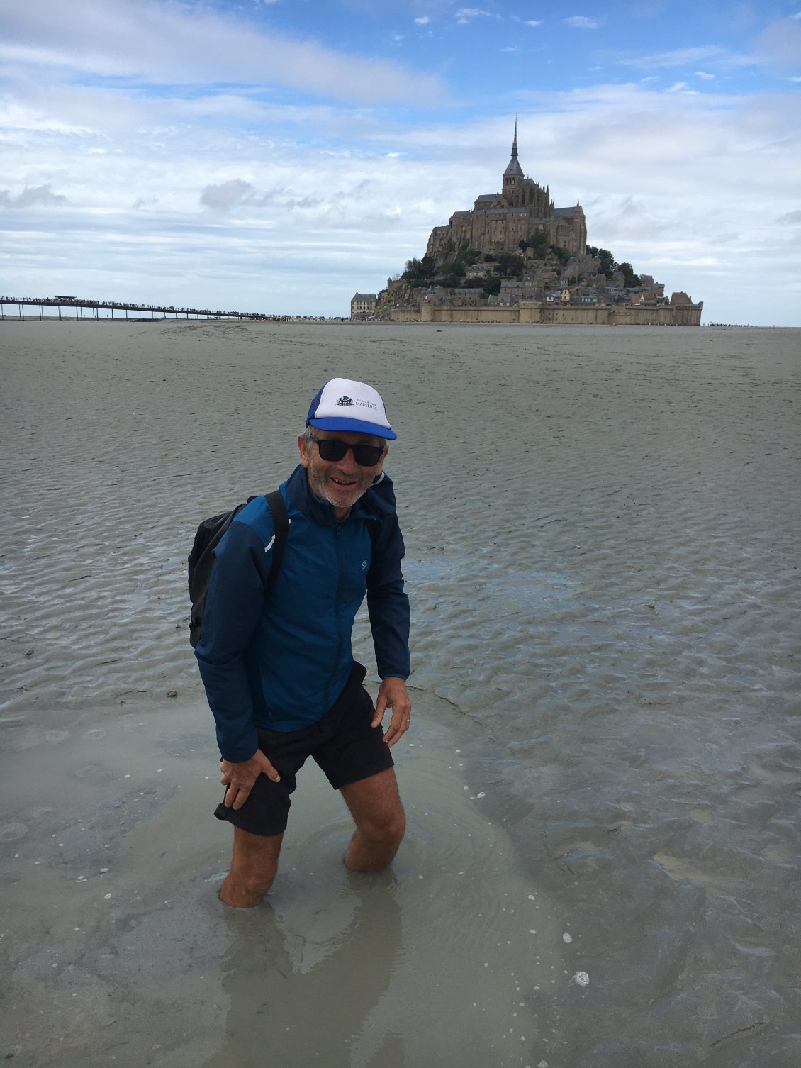 Régis au Mont Saint Michel  🚴‍♀️