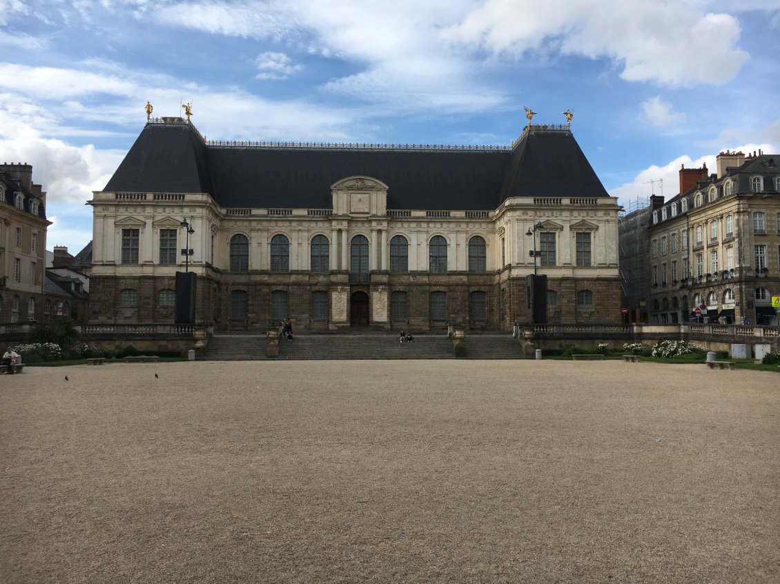 Place du Parlement à Rennes.