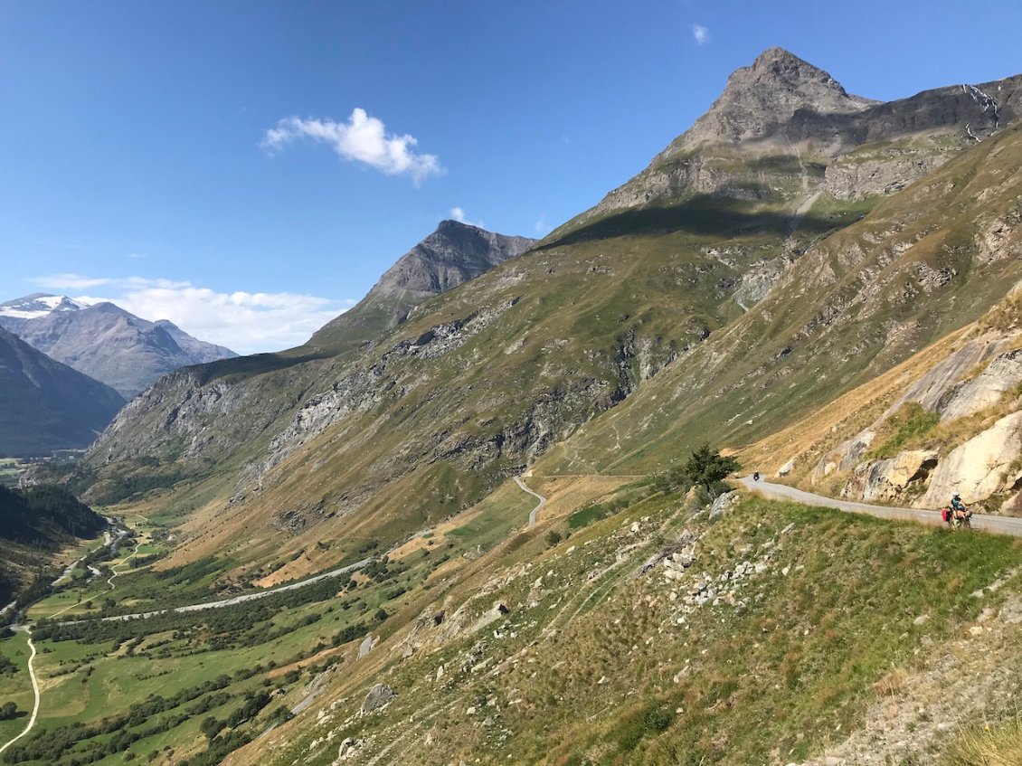 Jour 20 : 1ère partie du col de l'Iseran au-dessus de Bonneval