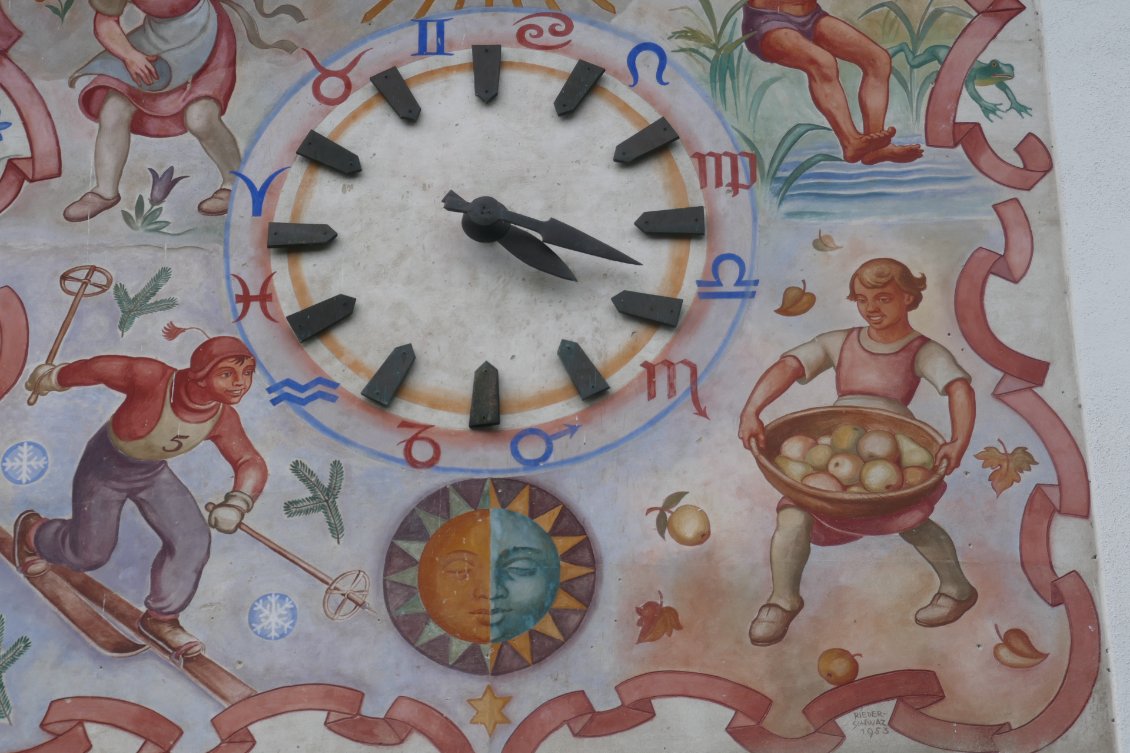 Horloge murale bien autrichienne.