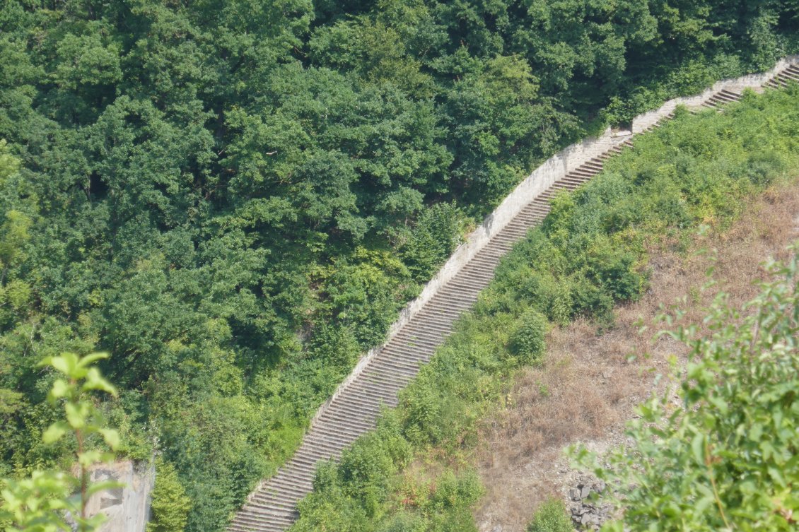 L'escalier de la mort.