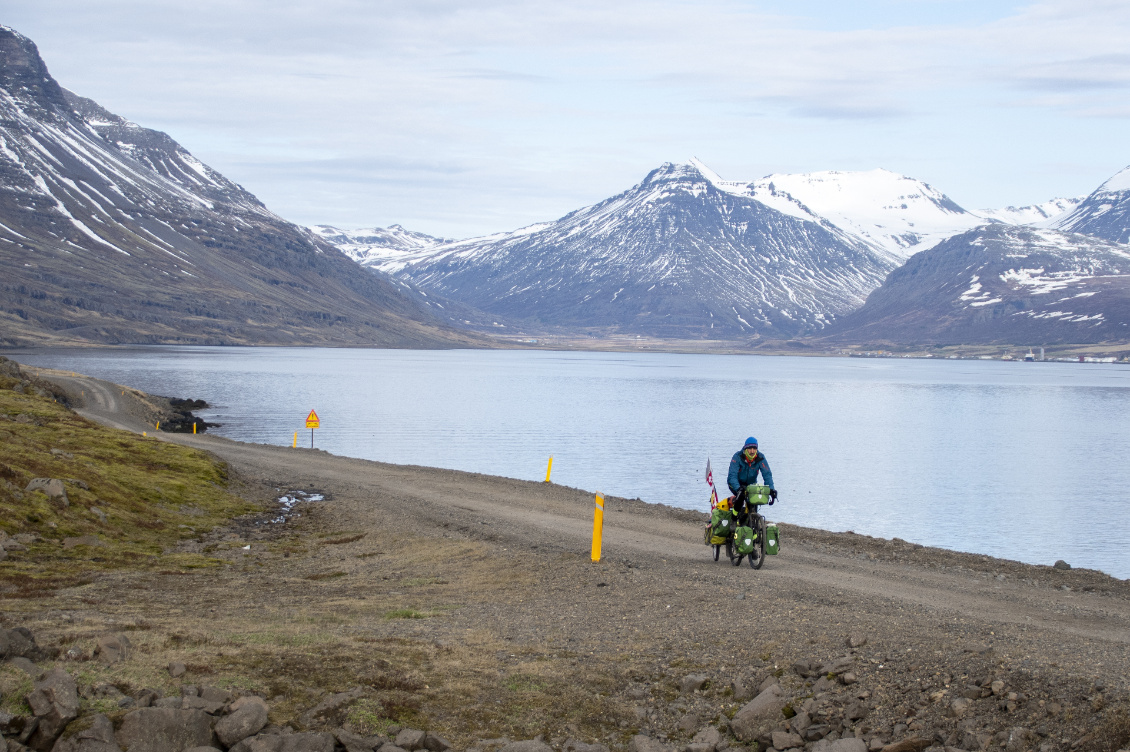Tour de l'Islande à vélo depuis la France.
Photo : Stéphane Urquizar
