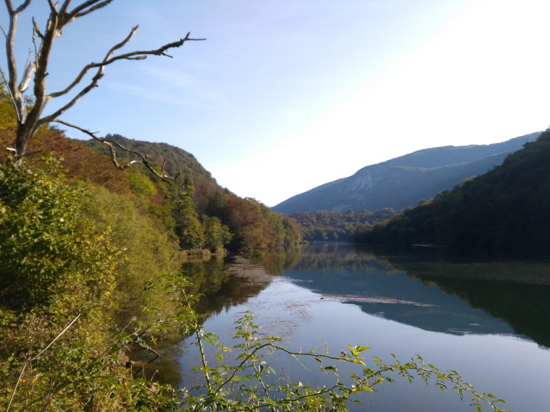 Début de journée sur l'Ain
