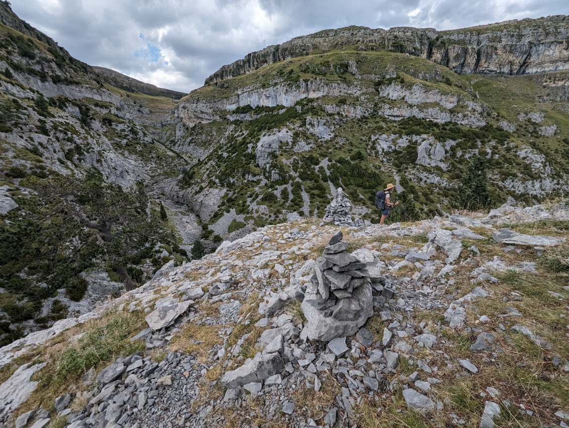 Ambiance minérale pour notre plongée dans le canyon d'Añisclo