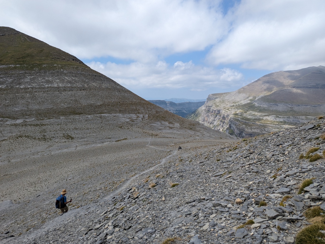 Arrivée sur le col de Góriz